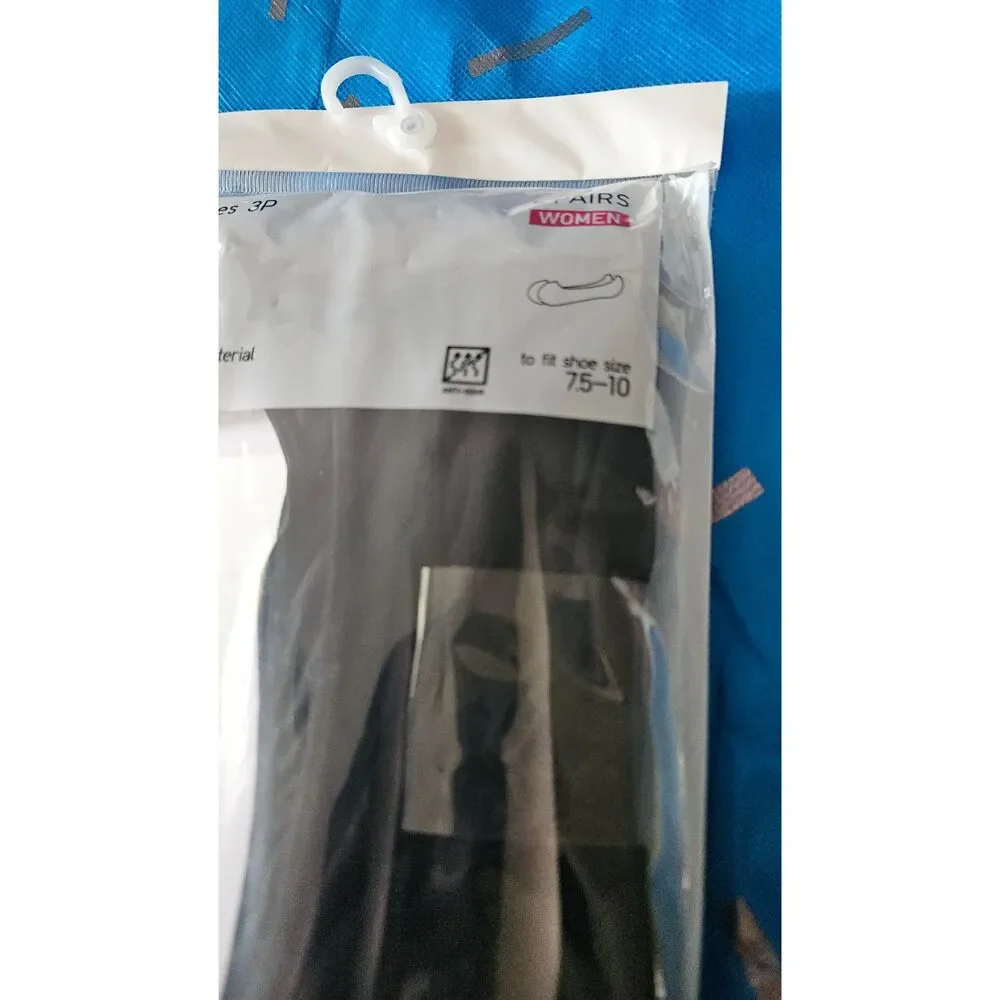 Uniglo Cushioned Footsies 3 Pack | cosplay | harajuku | no show socks